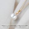 VOTRE COUTURE Luxury Domestic Pearl Necklace Single Pearl Pendant 10mm One Size Fits Most Gold White Women's