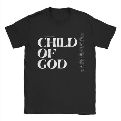 Vintage Kind Gottes Bibelvers Glaube Christliche T-Shirts Unisex Rundhals 100% Baumwolle T-Shirts Bibelvers T-Shirts Einzigartige Kleidung