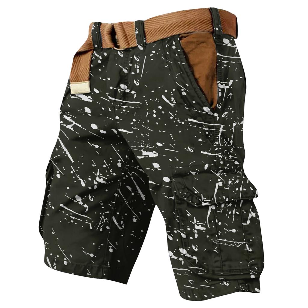 Herren Shorts Cargohosen für Herren UK mit Utility-Taschen Geeignet für Arbeitsshorts Herren und Outdoor-Aktivitäten Shorts für Herren UK
