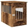VidaXL Dog Crate Furniture Old Wood 55x80x68 Cm Engineered Wood, Kennel, Dog Shelter, Pet Cage for 857642