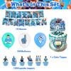 32 Stück Manchester City Ballons Enthalten ein Banner, Kuchenaufsätze, Ballons
