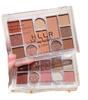 Twelve-color eyeshadow disc shiny pearlescent matte earth milk tea color parity
