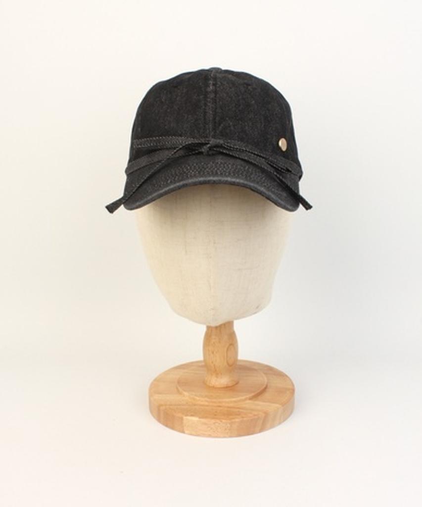 Yunibeosyeolkemiseuteuli Musubi Black Denim Ballcap
