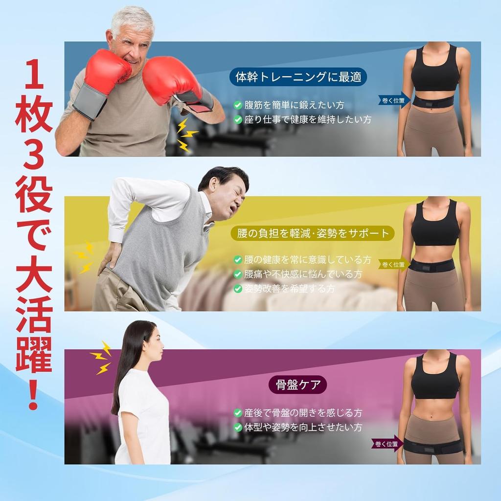 Recommended by Lower Back Back Pain Relief Pelvic Support Strong Dual for and Everyday Life Chiropractors Support, Belt, Band, Support, Thin,