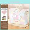 Large Cubic Cotton Blanket Storage Bag With Multipurpose Use For Dorm Room And Closet