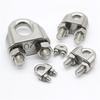 Stainless Steel U Type Cable Clip Set 5Pcs M2 M4 M5 M8 Sizes for Automotive Wire Fixing Home Wiring Projects