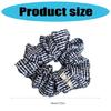 Scrunchies Embroidered Hair Accessories Soft Fabric Elastic Hair Bands Ponytail Holder Suitable For Various Hairstyles