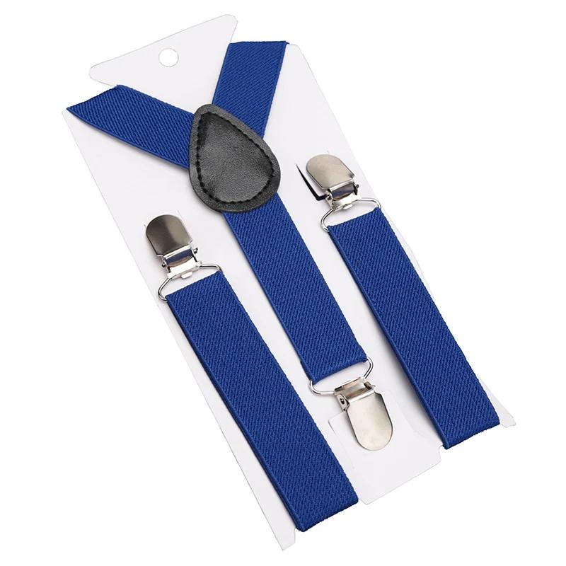 Elastic Kids Suspenders Black Fashion Children Boys Braces Girls Adjustable Suspenders Baby Wedding Ties Accessories