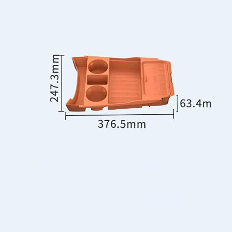 For MG S6 EV 2025 2026 Center Console Armrest Box Lower Storage Box Tray Interior Modification Accessories