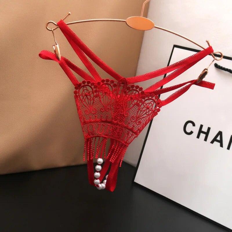 Frauen Sexy Tanga Transparent Aushöhlen Dessous Niedrige Taille Weibliche Spitze G-string Atmungsaktive Höschen Unterwäsche Slips Thongs