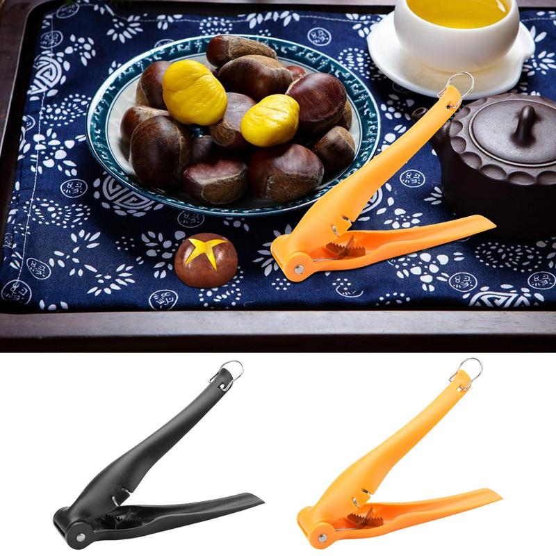Nut Cracker Tool Non-Slip Remover With Lock Stainless Steel Nut Cracker Tool For Home Kitchen Pecan Walnuts Hazelnut Filbert