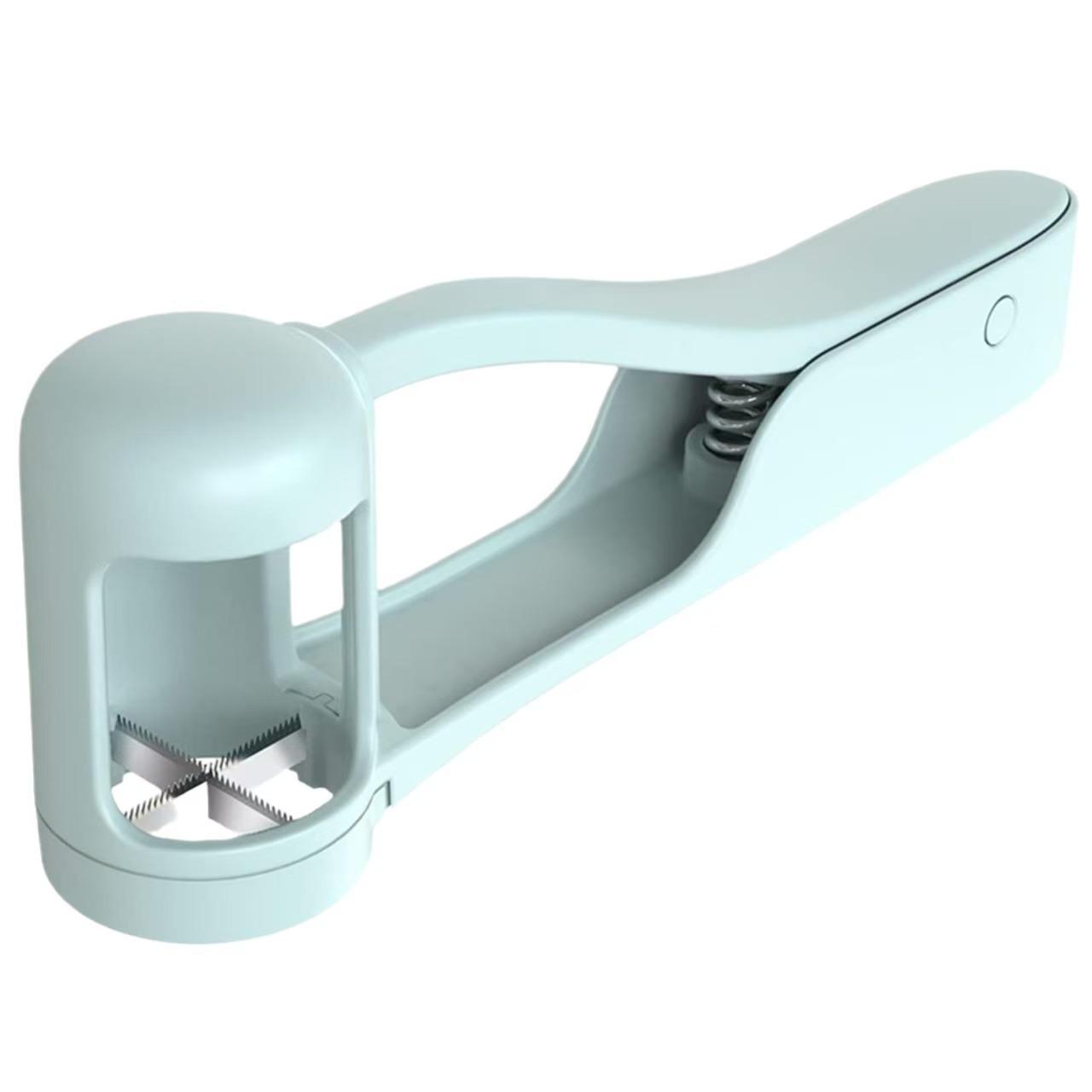 

Yousheng Різак для винограду для малюків, дитячий слайсер для четвертинок винограду, помідорів чері, інструмент для швидкого нарізання фруктів для салату, прикраси торта, кухонне приладдя синій