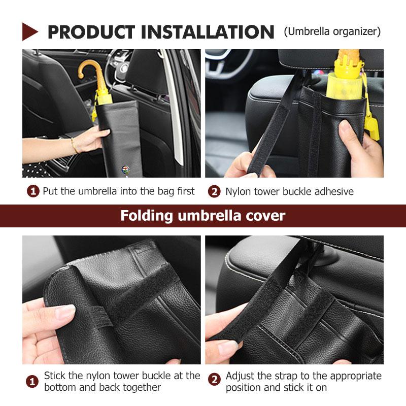 Car Umbrella Storage Bag Foldable Handheld Rainproof Cover For Alfa Romeo 159 Giulietta Giulia 147 Mito 156 159 166 GT Stelvio Jkl123