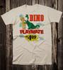 T-shirt Hot Rod Retrò Stazione di Servizio Olio Sinclair Dino Dinosauro Gonfiabile