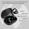 Słuchawki tłumaczące Talkbuds By Qinux Bluetooth Tłumacz głosowy w 114 językach Czarne Idealne w podróży i do nauki_jings