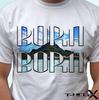 Bora Bora - White Kids Boys T-Shirt Holiday Top Country Design S S Kids & Baby