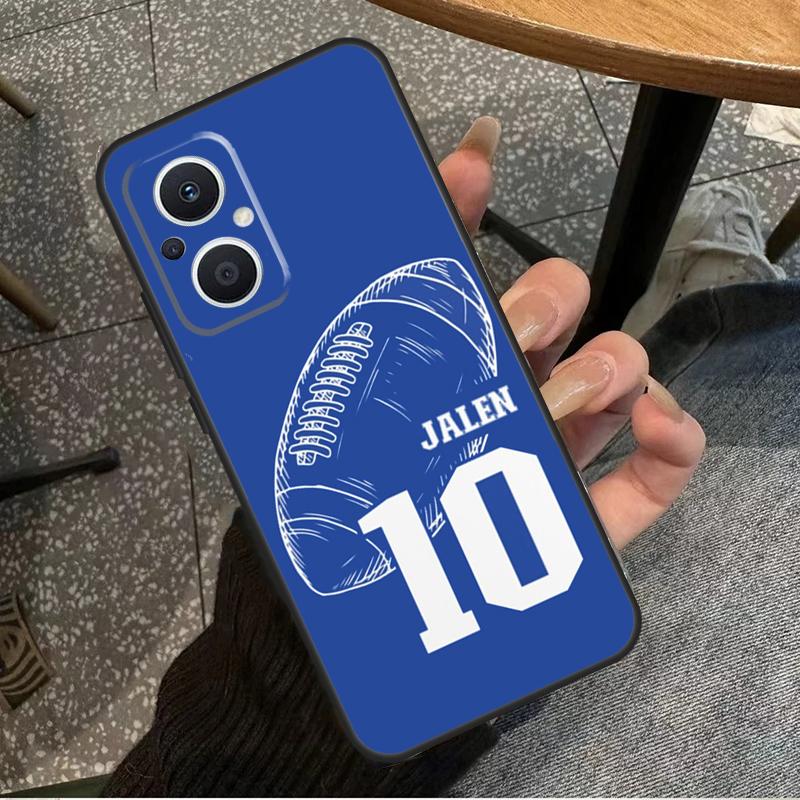 Personalised Name Football Volleyball Case For OPPO Reno 8 7 6 5 4 Lite 2Z 4Z 5Z 8T 10 OPPO Find X5 X6 Pro X2 Lite X3 Neo Cover