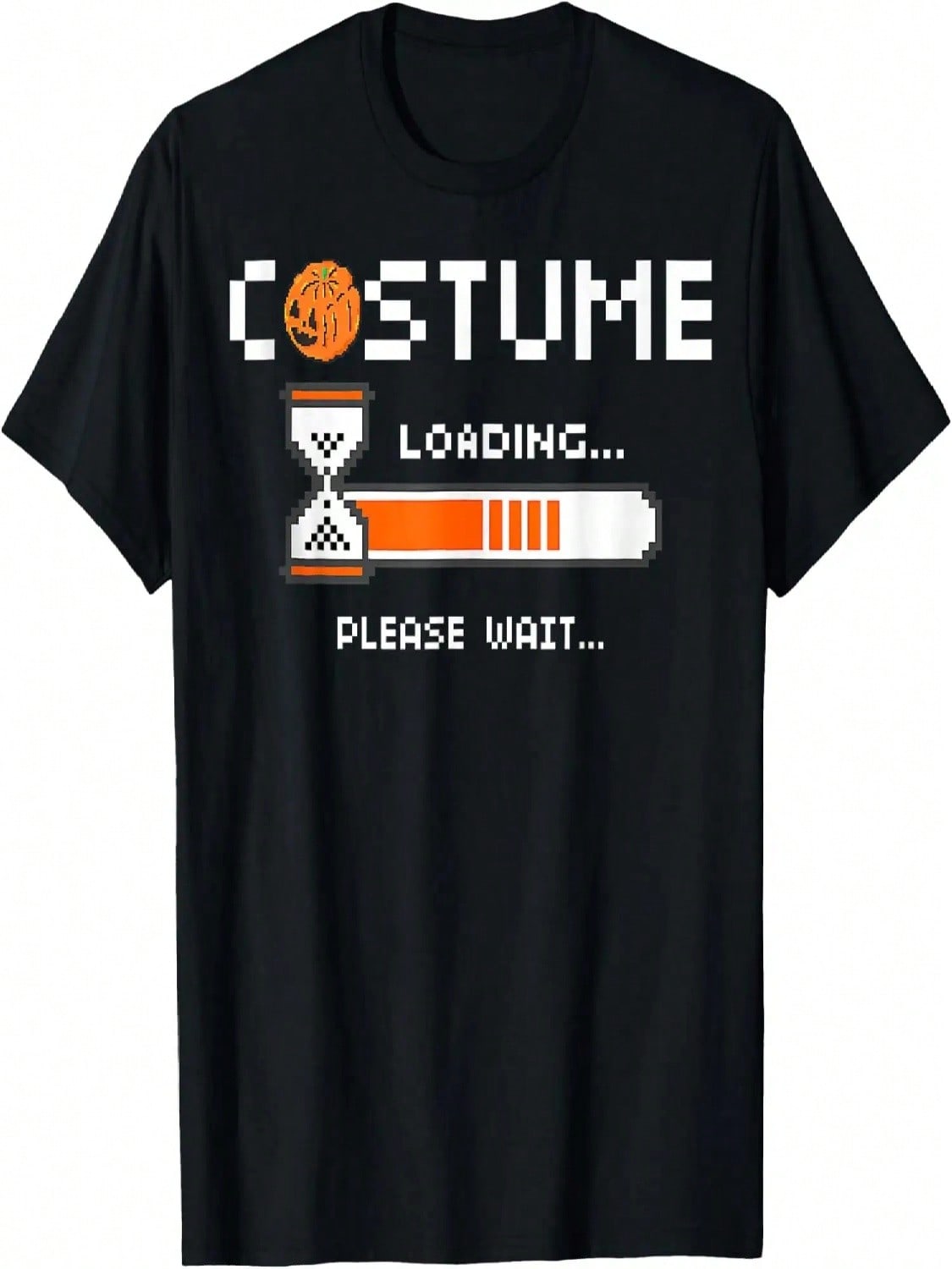 Lazy Halloween Costume Loading Funny Retro 80s 90s Gamer T-Shirt S разноцветный