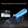Double  side  Deburring Tool with Ergonomic Handle Portable Double Edges Deburring Device Simple to Use for Metal & Plastic