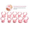 100-Pack Pink Microblading Ink Cups & Glue Trays for Eyelash Extension