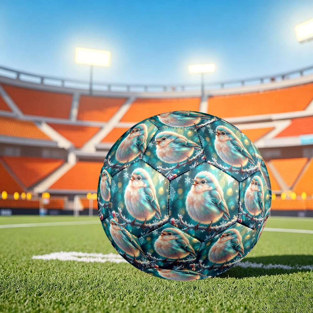 1pc Winter Songbird Size 5 Soccer Ball Professional Lightweight Durable Match Training Football Indoor &Outdoor Sports BallTraining Ball y82