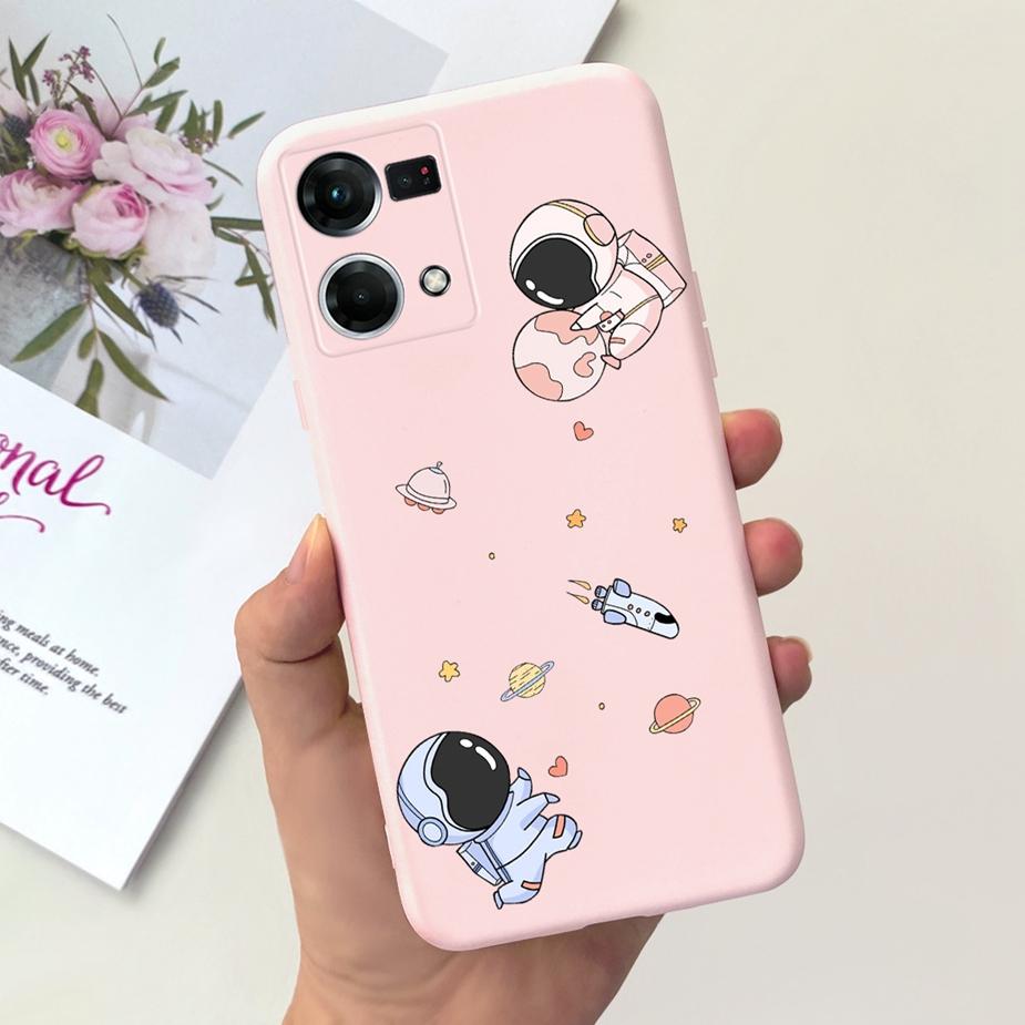 For Oppo Reno7 4G Case Oppo F21 Pro CPH2363 Stylish Candy Painted Cover Soft Silicone Phone Case For Oppo Reno 7 F21Pro 4G Shell