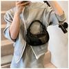 Handbag simple fashion versatile shoulder messenger bag new high-end fashion glossy bag women's bag