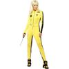 Halloween Sexy Jumpsuit, Pole Dance Jumpsuit, Yellow Racing Girl Cheerleading