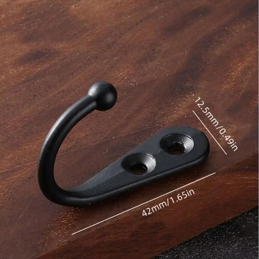 10 Pieces of Retro Wall Hanging Hooks, Hangers, Doors, Wall Mounted Kitchen and Bathroom Accessories