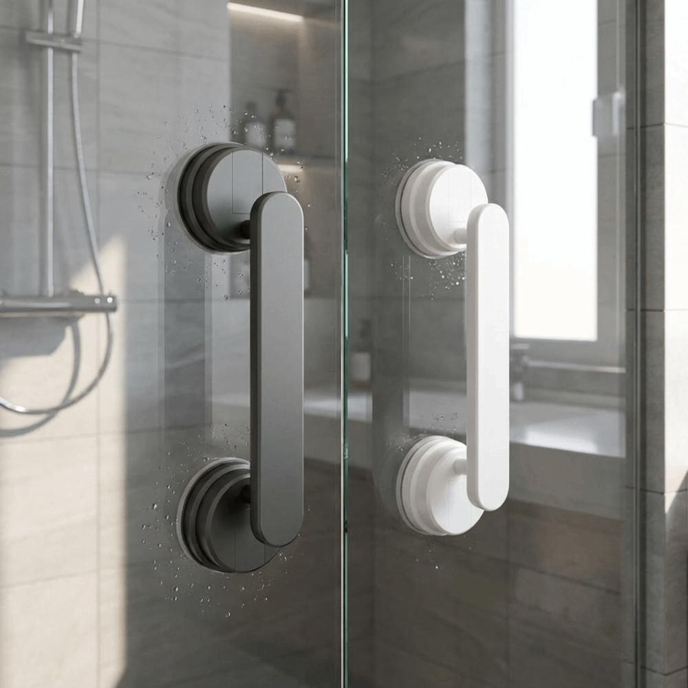 1/2Pcs Anti-slip Suction Cup Door Handle Waterproof Wardrobe Door Handle  Refrigerators