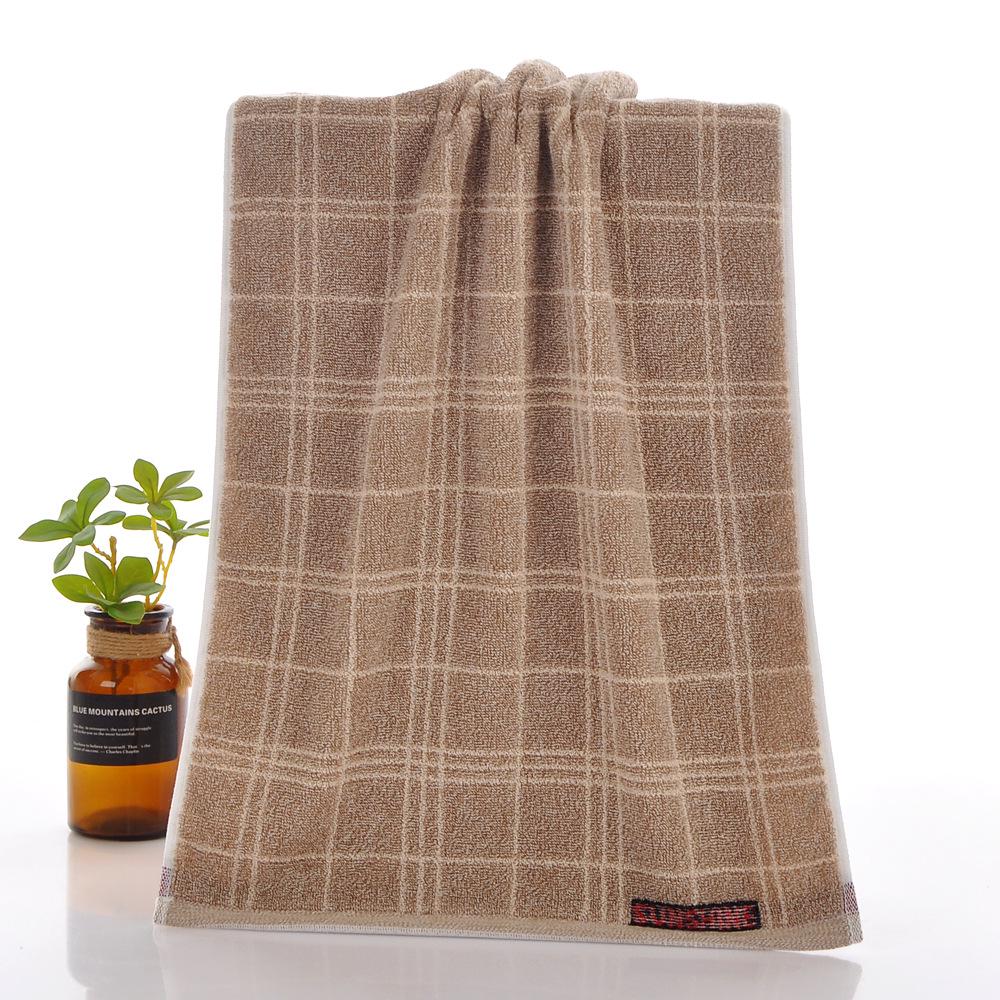 Soft, Absorbent 130g Cotton Couple Towels – Thickened & Embroiderable for Home Use and Face Washing 34*74