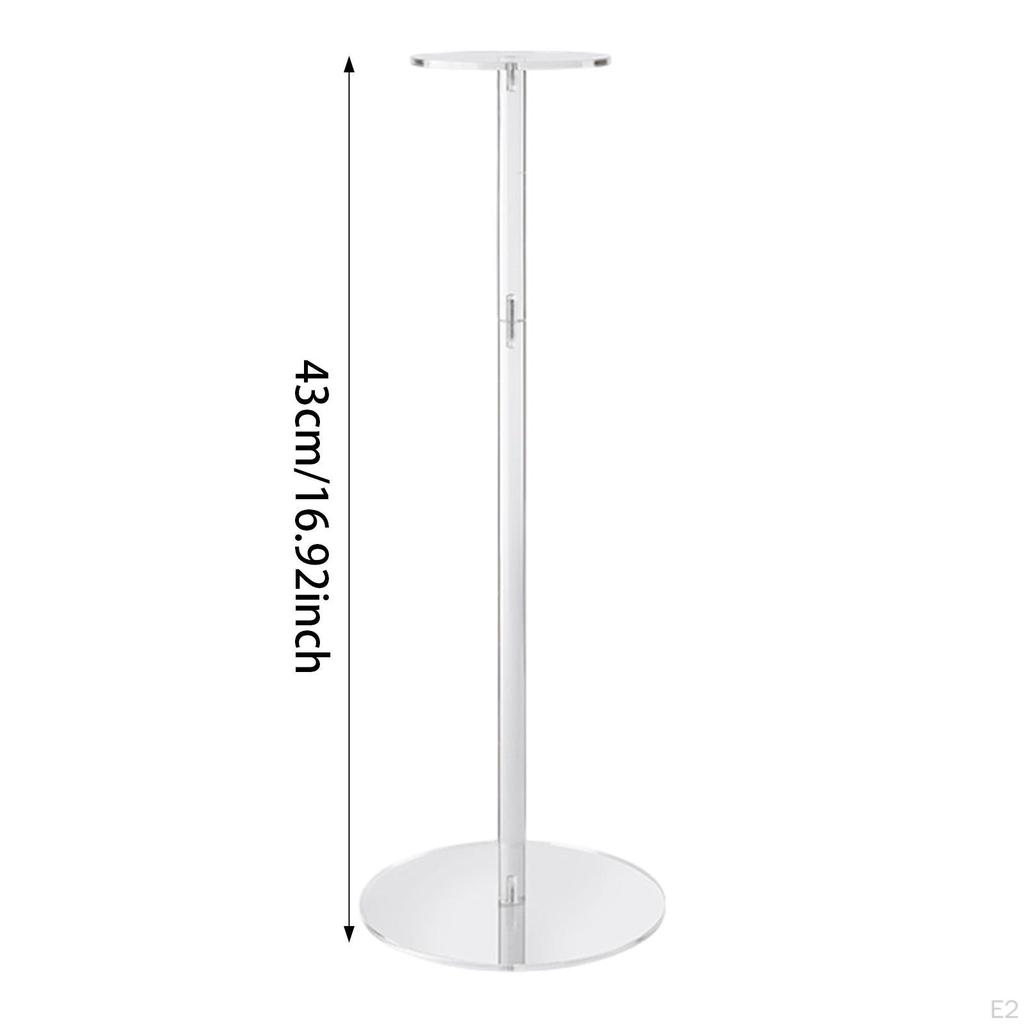 Acrylic Hat Display Stand Baseball Rack Decor, Wig Holder,Wig for