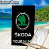Custom Name ŠKO-DA Beach Towel - Soft, Ultra-Absorbent Microfiber, Lightweight, Perfect for Beach, Parties, Travel, Camping