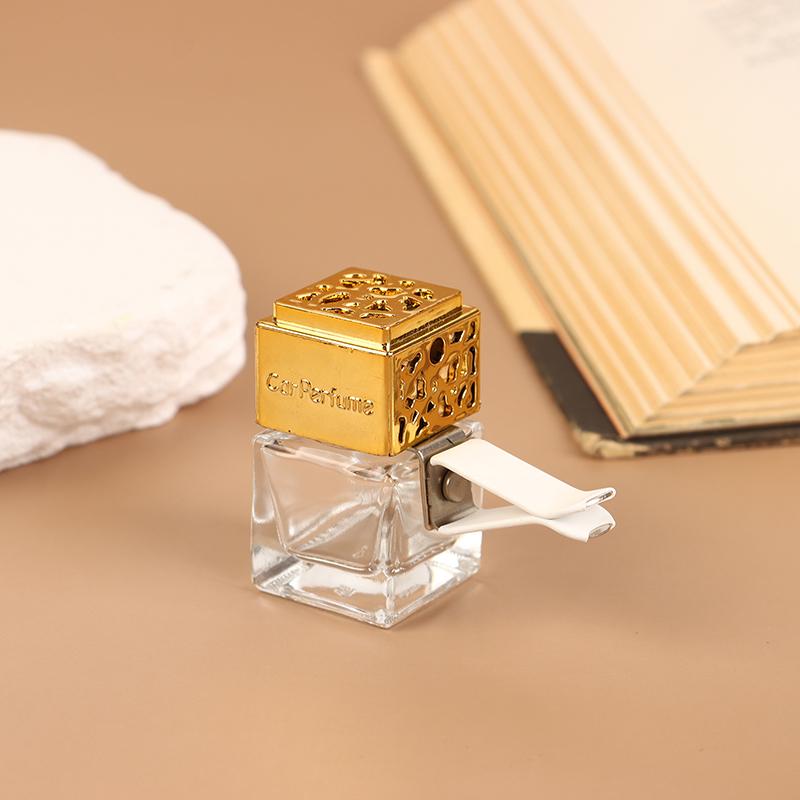 1 Stück Autozubehör Auto Duft Leere Glasflasche Clip Auto Lufterfrischer Flasche Parfüm Clip Lüftungsauslass Aromatherapie