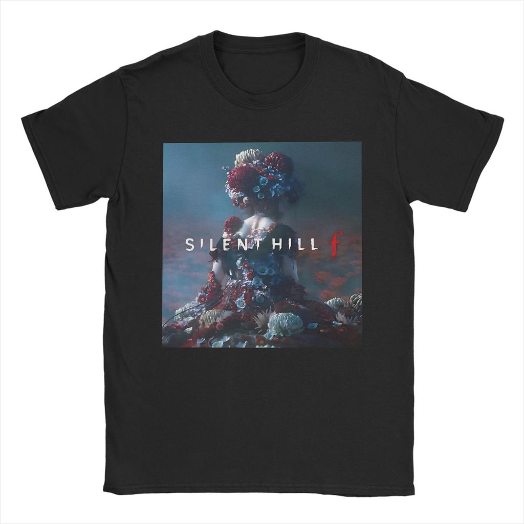 Funny Game Silent Hill F Anime Tshirts Unisex O-neck Short Sleeve Top Tee  Cotton Summer Clothing