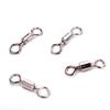 100pcs/bag High Quality Factory Fishing Tackle Accessories Stainless Steel American Swivel Snap Swivel Rolling Swivels 6mm