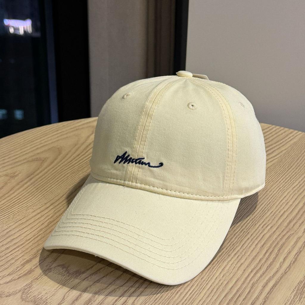 2026New Sun Protection Hat with American Lettering, Soft-top Fashion Baseball Cap for Women, Wide-brimmed Street Cap for Men