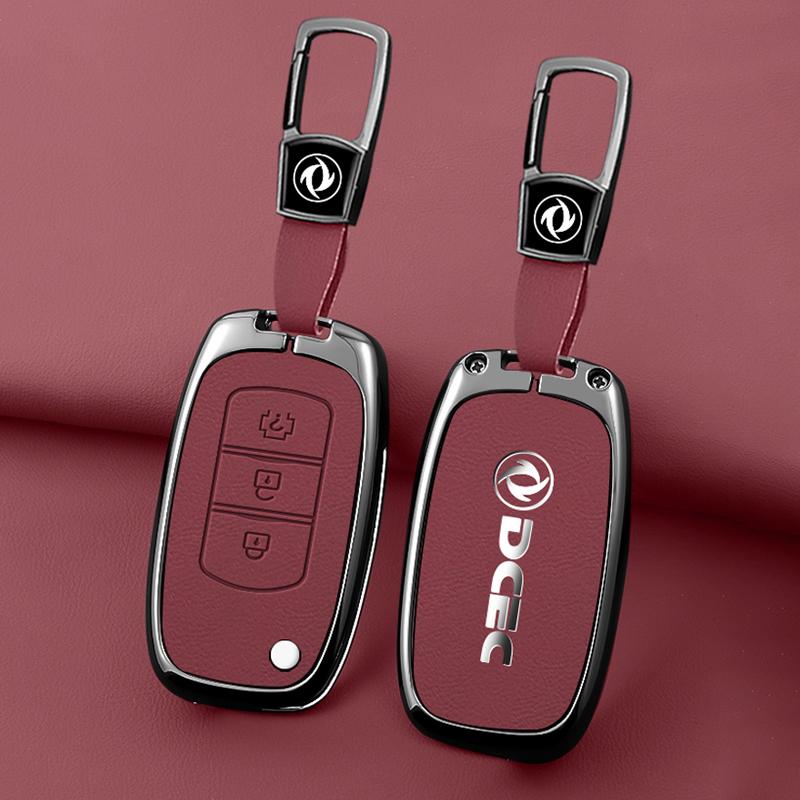 For Dfsk Dongfeng Scenery 580 Dfm Honor 560 500 Car Key Case Zinc Alloy Leather Key Fob Car Smart Remote Key Case New Model