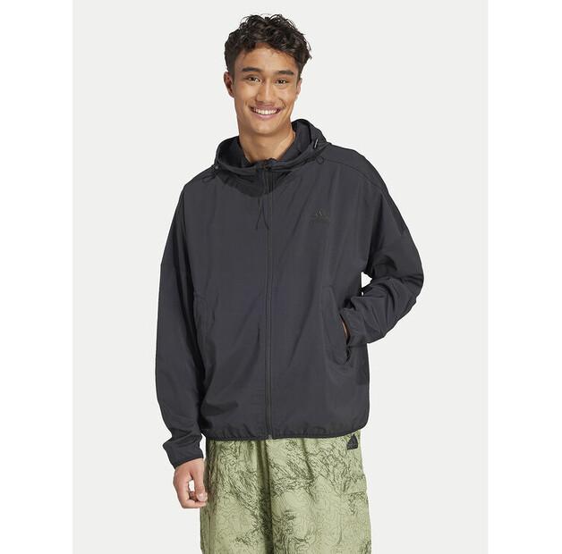 

Ветровка adidas City Escape IY1515, черная, свободный крой XXL