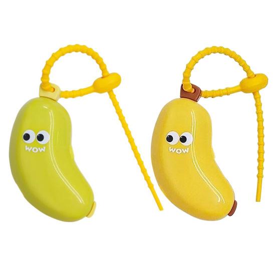 Banana Toothbrush Case Holder Toothpaste Dispenser Portable Travel Storage Box Waterproof Tooth Brush Caps Holder for Travel Daily Use