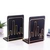 A Pair Iron Love Shaped Book Stand Study Accessories Book Storage Rack Holder Bookends For Office Home School Organizer Supplies