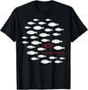 Laat u niet vormen Grappige Vis Rode Romeinen 12:2 Bijbelvers T-shirt