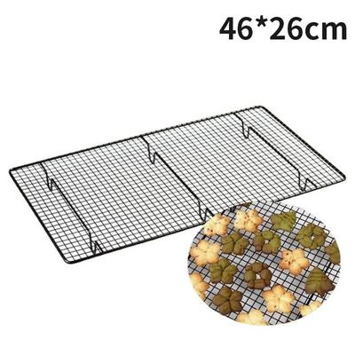 Stainless Steel Wire Grid Cooling Tray Cake Food Rack Oven Kitchen Baking Pizza Bread Barbecue Cookie Biscuit Holder Shelf