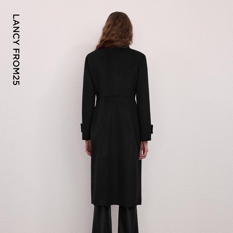 LANGZI 100% Pure Wool Tailored Winter Coat
