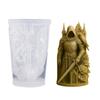 Flexible Silicone Mould With Knight And Crow Designs For Candle Making