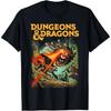 Dungeons  Dragons Strike The Beholder TShirt Classic RPG Game Printed Shirt Men Crewneck Cotton Short Sleeve Summer Streetwear