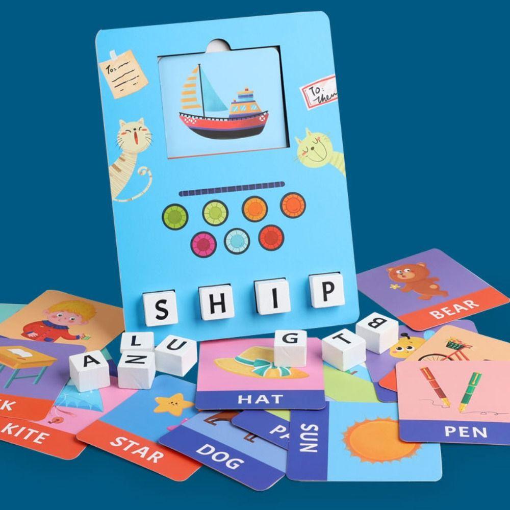 Education Cognition Puzzle Educational Toy Alphabet Classification Letter Recognition Toy  Kids