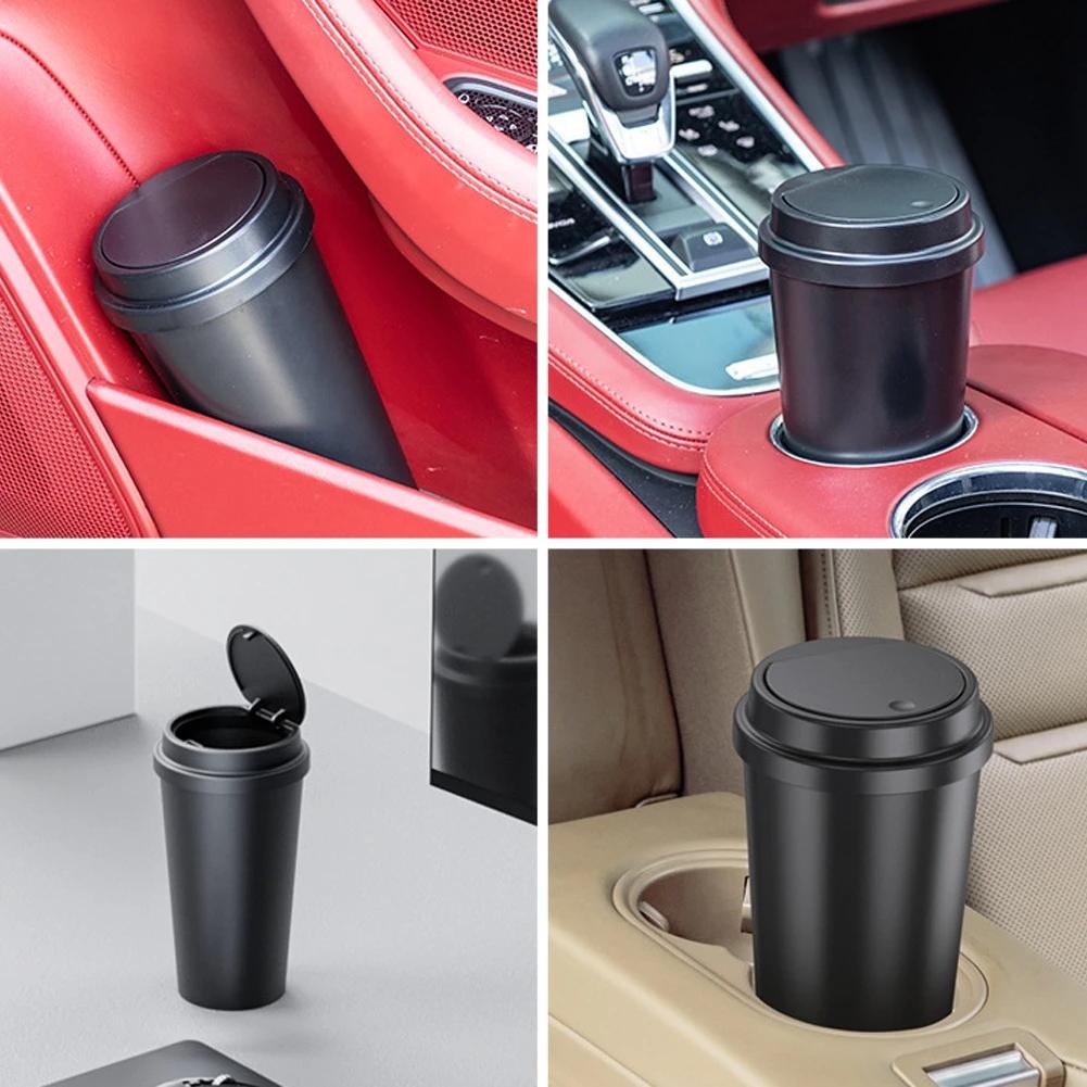 Car Garbage Can Automobile Vehicle Garbage Dust Case Leakproof Car Interior Rubbish Container for SUV Sedans Truck