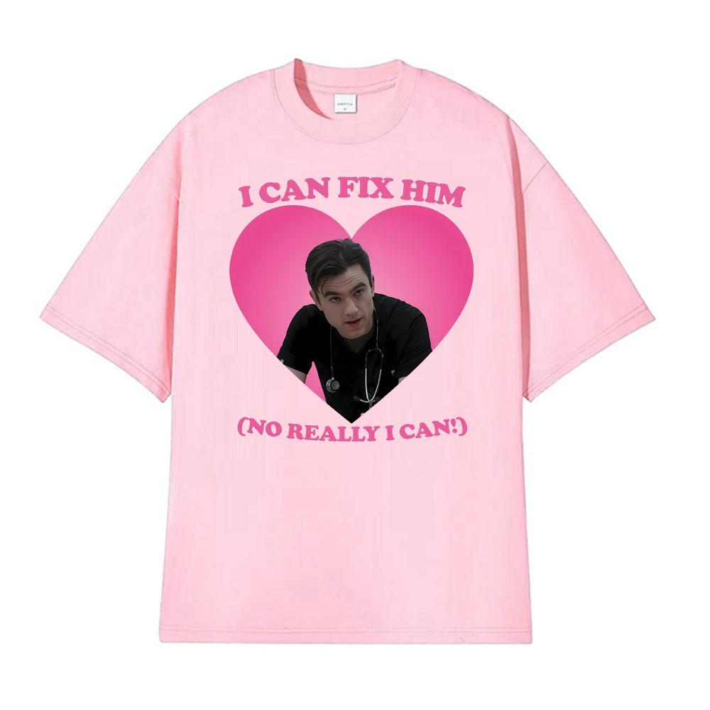 I Can Fix Him Patrick Ball As Dr Frank Langdon Tshirt Men Women Classic T Shirts 100 Cotton Oversized Cozy T Shirt Streetwear