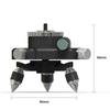 High-Precision 360° Metal Micro-Adjustment Leveling Base with Digital Display